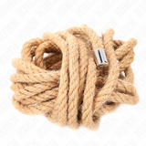 Hanfseil mit Metallkappe