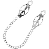 Nippel-Klemmen aus Metall mit Kette