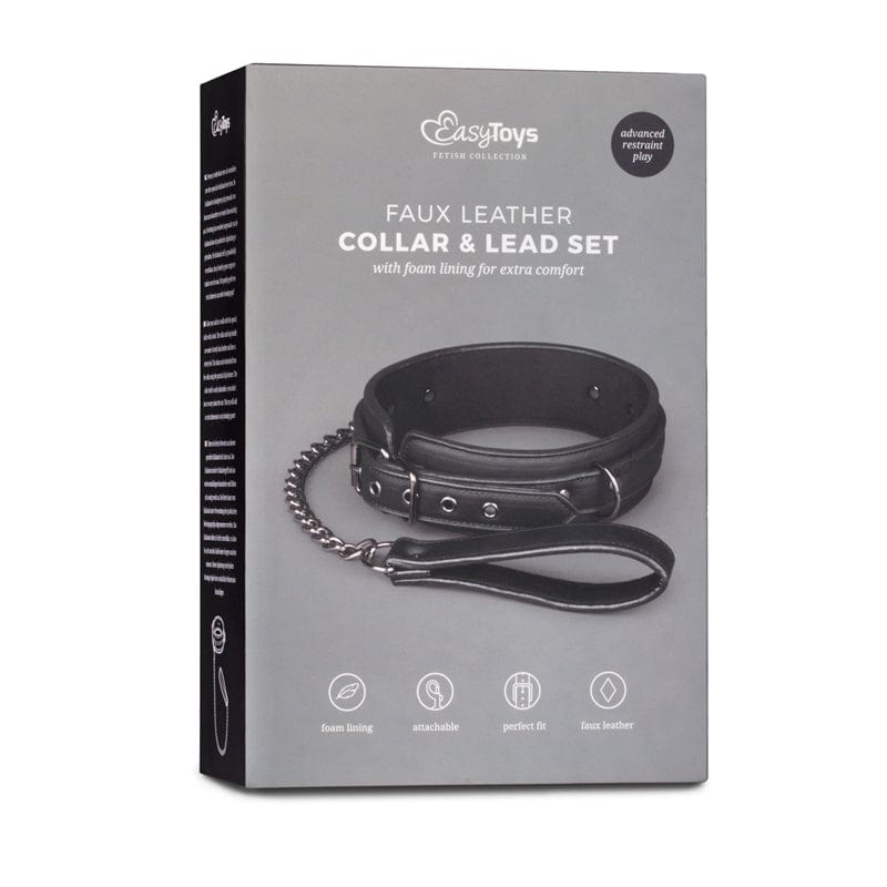 Fetisch-Halsband mit Leine-Mr. Lover - Sensual Toys