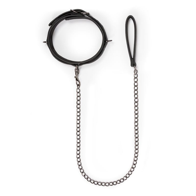 Fetisch-Halsband mit Leine-Mr. Lover - Sensual Toys