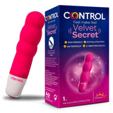 Kompakter 3-Kugel-Minivibrator aus samtweichem Silikon – Velvet Secret