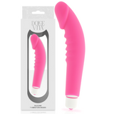 Strukturierter Silikonvibrator mit Hybrid-Funktion – Dolce Vita Realistic Pleasure