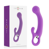 Gebogener Silikon-Vibrator mit G-Punkt-Kurve & Noppen-Struktur – Intense Naila