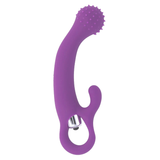 Gebogener Silikon-Vibrator mit G-Punkt-Kurve & Noppen-Struktur – Intense Naila