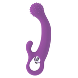 Gebogener Silikon-Vibrator mit G-Punkt-Kurve & Noppen-Struktur – Intense Naila