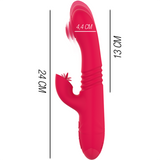 Dua Multifunktions-Vibrator mit Up & Down Bewegung & vibrierender Zunge