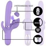 Billie Multifunktions-Vibrator mit Saugfunktion, Stoßbewegung & Leckmodus