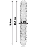Modell 15 Glas-Dildo (18,5 cm × Ø 3 cm)