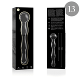 Modell 13 Glas-Dildo (18 cm × Ø 3,5 cm)