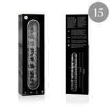 Modell 15 Glas-Dildo (18,5 cm × Ø 3 cm)