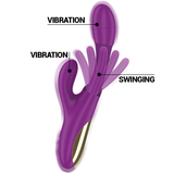 Apolo Premium Vibrator mit oszillierender Zunge & 3 Motoren
