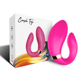 Ergonomischer Paarvibrator mit Doppelmotor & Fernbedienung – Armony Crescent