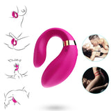Ergonomischer Paarvibrator mit Doppelmotor & Fernbedienung – Armony Crescent
