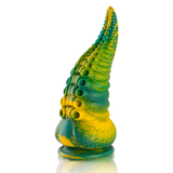Cetus - Grüner Tentakel-Dildo mit 350 Hexagonen