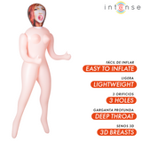 Realistische Love Doll mit 3D-Brüsten & 3 Funktionsöffnungen – Intense Dolls Scarlett