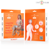 Realistische Love Doll mit 3D-Brüsten & 3 Funktionsöffnungen – Intense Dolls Scarlett