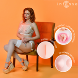 Realistische Love Doll mit 3D-Brüsten & 3 Funktionsöffnungen – Intense Dolls Scarlett