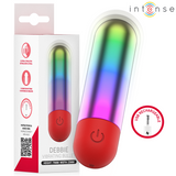 Debbie Rainbow Vibrations-Ei – Wasserdichte Love Bullet aus weichem Silikon