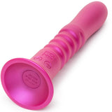 Elektrischer Stoß- und Vibrationsdildo mit Saugfuß – Jiggle Pink (Vaivén-Technologie)