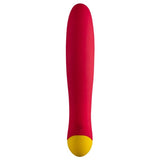 Wiederaufladbarer Rabbit-Vibrator aus Silikon – Jazz Rot (Duale Stimulation)