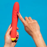 Biegsamer G-Punkt-Vibrator aus Silikon – Hype