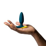 Wiederaufladbarer Silikon-Analplug mit Vibration – Bass (10 cm)