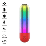 Debbie Rainbow Vibrations-Ei – Wasserdichte Love Bullet aus weichem Silikon