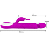 Adrian - Vibrator mit Up&Down-Funktion & rotierenden Nodulen