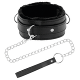 Komfort-Posture Collar mit Kette (veganes Leder)
