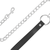Komfort-Posture Collar mit Kette (veganes Leder)