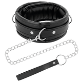 Collar mit Kette (Soft, veganes Leder)