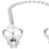 Nippel-Klemmen aus Metall mit Kette