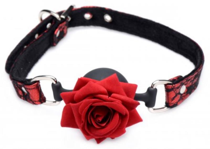 Ballknebel mit Rose-Mr. Lover - Sensual Toys