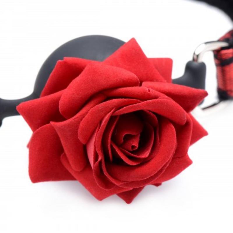 Ballknebel mit Rose-Mr. Lover - Sensual Toys