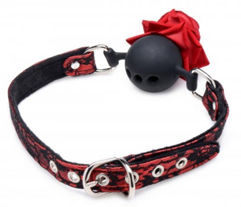 Ballknebel mit Rose-Mr. Lover - Sensual Toys