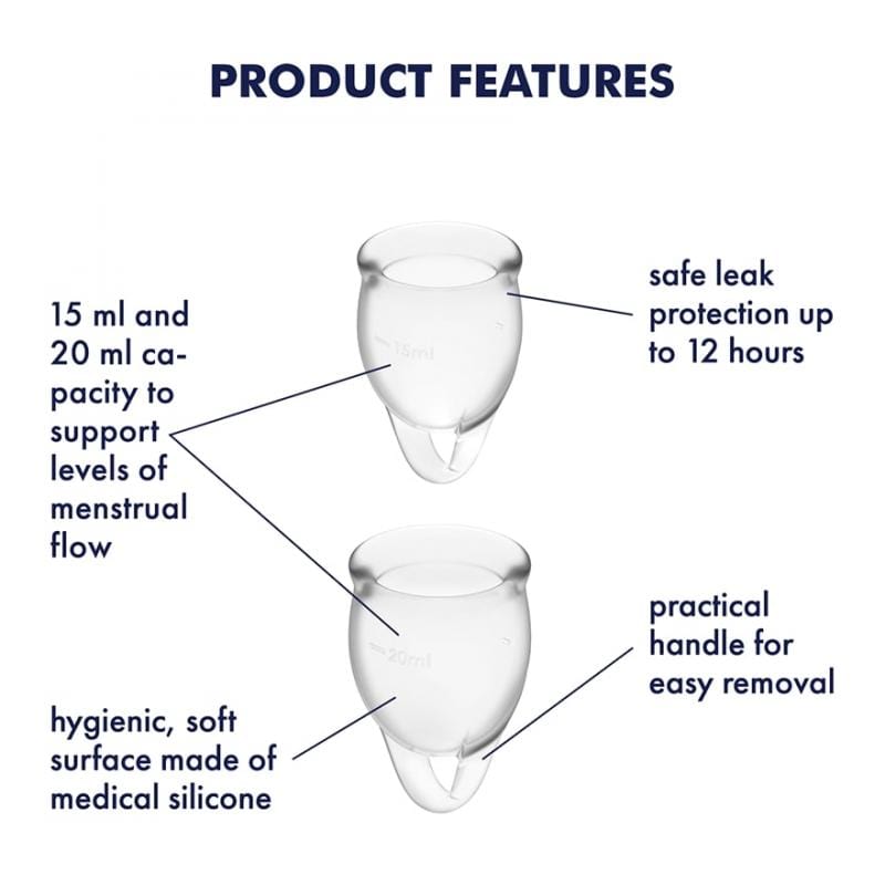 Feel Confident Menstruationstasse 2-teilig-Mr. Lover - Sensual Toys