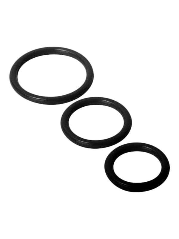 3 Penisringe aus Silikon-Mr. Lover - Sensual Toys